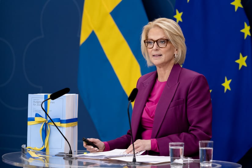 Bild på finansminister Elisabeth Svantesson Fotograf: Magnus Liljegren/Regeringskansliet
