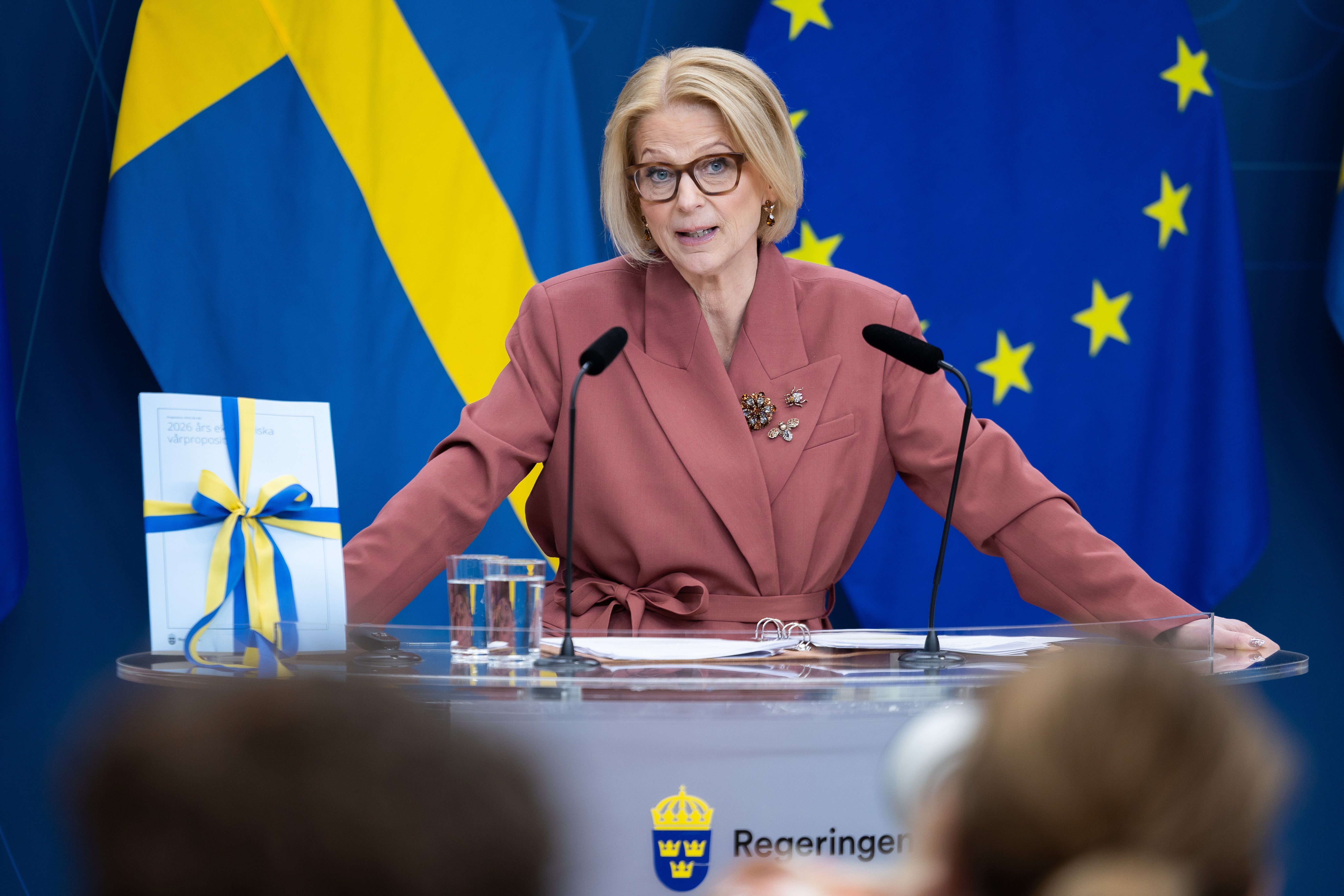 Bilden visar finansminister Elisabeth Svantesson Fotograf: Ninni Andersson/Regeringskansliet