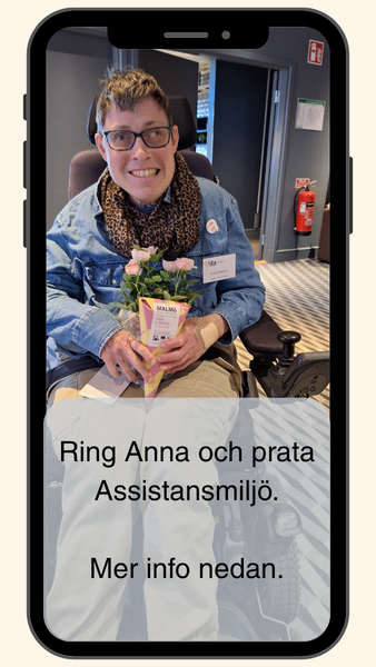 Assistansmiljö med Anna