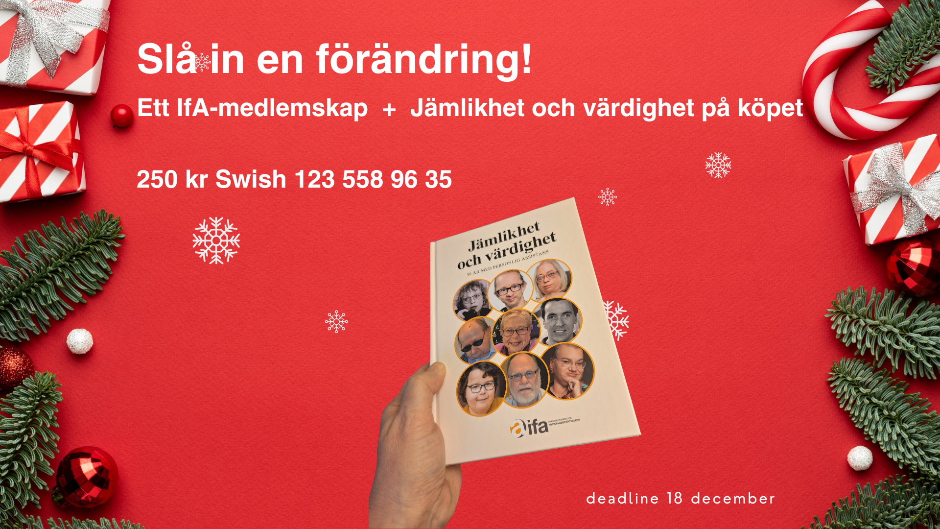 Slå in en förändring - ge bort ett medlemskap